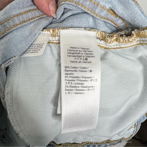 J Crew Denim Womens Size 25 9" High Rise Toothpick Light Wash Jeans Stretch Blue - Picture 10 of 13